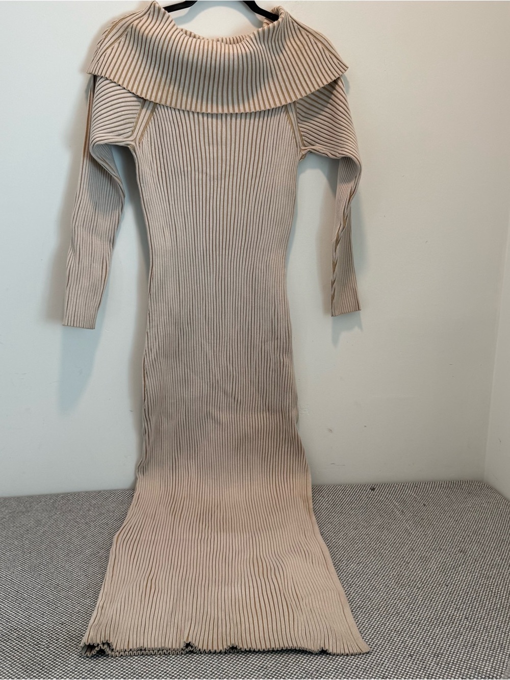 anthropologie Off-The-Shoulder Maxi Dress size XL - Picture 2 of 12
